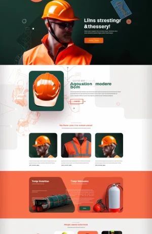 Example fire safety website mock-up 5